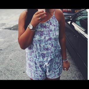 Tie dye romper